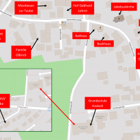 Die Orte des "Geschehens"